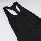 Sexy Halter Neck Backless Bodycon Mini Dress Women Sleeveless Tight Short Party Club Dress Summer Night Out Streetwear