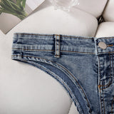 Sexy Low Waist Mini Denim Shorts Women Summer Beach Short Pants Jeans Woman Fashion Womens Club Party Jean Micro Shorts LTMW