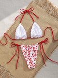 Sexy Micro Bikini Women Swimsuit Trend Two-piece Thong Bikini Set Lace Up Beach Wear Female Swimwear for Woman Bathing Suit