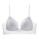 Push Up Bra for Small Chest U Back Seamless Wireless Summer Thin Gather Side Support Anti Sagging Comfortable Bralette MOYISU AB