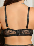 Deep Fun V Lace Transparent Sexy Thin Size Underwear with Steel Hoop Pulling Large Size and Plus Size Enjoyment Lingerie MR3560
