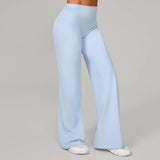 Women Straight Yoga Leg Bottoms Soft Stretchy Fabric Women's Yoga Pants GYM Sweat-Wicking Properties Running Sport Trousers
