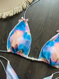 Micro Bikinis 2025 Sexy Women Swimsuit Swimwear Female Thong Bikini Set Biquini Bathing Suit Print Swimming Suits Beachwear