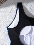 2026 Printed Swimsuit One Piece Sporty Swimwear Women Sexy Bathers Bathing Swimming Swim Suit Female Beachwear XXL