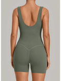 New Summer U-neck Beautiful Back Yoga Jumpsuit Women Sleeveless Tight Sports One Piece Suit Outdoor Gym Running Fitness Overalls