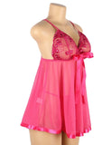 7XL Plus Size Transparent Sequin Nightgown for Women Mesh Embroidery Sheer Pajamas Sexy Sleepwear Honeymoon Dress