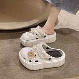 Platform Slippers Summer Women's Sandals 6cm Wedges Ladies Outdoor Clogs Thick Street Beach Slides Girls Flip Flops Garden Shoes