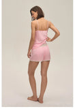 Summer home suspender shorts set casual and comfortable home wear lace women's pajamas