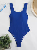 2026 Striped One Piece Swimsuit Women Sexy Strappy Swimwear Female Solid Bathers Bathing Swimming Swim Suit Beachwear