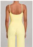 GYM Tank Top With Built In Bra women's Yoga clothing running Square Neck fitness vest beautiful back sports Workout