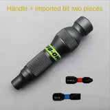 Metal screwdriver multi-purpose wrench 6.35 batch head aluminum alloy household cross handle precision portable wrench