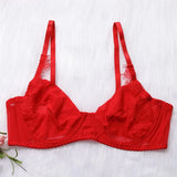 Toucheart 4 Piece Set Sexy Lingerie Set Lace Perspective Bra Women Mesh Patchwork Ruffled Skirt Garter Socks Sexy Underwear Suit