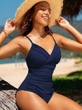 S - XXL Sexy Wrinkled One Piece Swimsuit Women Swimwear Female Monokini Swimsuits 2025 Bathing Suit Swim Beach Wear Bodysuit