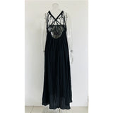 5 Colors Hollow Out Backless Crochet Knitted Tunic Beach Cover Up Cover-ups Beach Dress Beach Wear Beachwear Female Women V5429