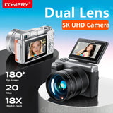 18X 80MP Digital Camera Flip Screen Front Rear Dual Lens Selfie Vlog Camcorder 4K Camera For Livestream Wide Angle Macro Lens