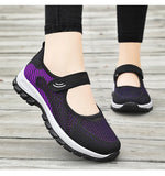 Women Shoes Breathable Vulcanized Shoes Purple Women Sneakers Fashion Breathable Mesh Casual Walking  Women Work