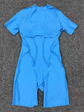 Short Jumpsuit Gym Clothes For Women Sportswear Fitness Overalls Backless Scrunch Booty Yoga Suit Sports Set Outfit