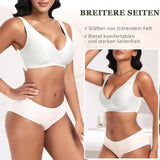 Women's Deep V Seamless Wire-Free Bra Plus Size Solid Color 3/4 Cup Thin Bra Comfortable Push-up Bra Underwear