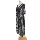 17 Colors Leopard Printed Colorful With Belt Tunic Cover-ups Beach Dress Beach Wear Beachwear Female Women Beach Cover Up V4510L