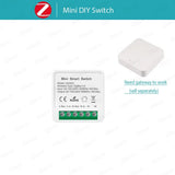 16A Wifi /Zigbee 3.0 Mini Smart DIY Switch 2 Way Control Smart Home Relay Automation Breaker Works With Alexa Google Home