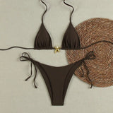 Sexy Bikinis 2025 Swimsuit For Women Starfish Swimwear Brazilian Bikini Set Biquini Female Swimming Suit Print Beachwear