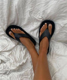 2026 New Arrivals Summer Fashion Black Flip Flops Flat Sandals Women Leisure White Slides Shoes Comfy Walking Beach Footwear