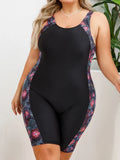 VigoJany 2026 Solid Patchwork Plus Size Swimwear Women Strapped Push Up Large One Piece Swimsuit Summer Chubby Bathing Suit