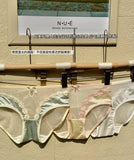 2026 Mid-waist Lace Panties Seamless Soft Mulberry Silk Bottom Crotch Women's Lace Panties Women