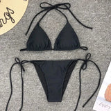 Sexy Neon Extreme Mini Micro String Bikini 2025 Women Swimsuit Female Swimwear Two-Piece Bikini Set Bathing Suit Swim Beach Wear