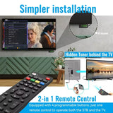 Dluxury New DVB T2 DVB C H.265 Digital TV Decoder HD Free TV Channels 7Days EPG TV Tuner TV STICK for Spain France Itlay ect