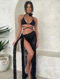 2026 Glamorous Multicolor Swimwear with Unique Pattern High-Cut Legs Perfect for Beach Wear Pool Parties Summer Getaway Vacation