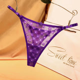 2026 Sweet And Sexy Thongs Breathable Thin Briefs For Woman Floral Patterned Thong Oversized Underwear трусы женские 부부생활 속옷