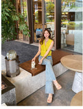 Women’s Sandals Cowhide Shoes Thick Platform Heel Sandals Elegant Lady Summer Apricot High Heel Peep Toe Buckle Sandals