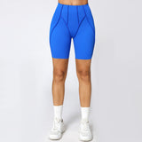 Yoga Shorts Women Fitness Shorts V-shaped Waist Running Cycling Shorts Breathable Sports Leggings Workout Gym Shorts