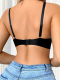 Four Seasons Solid Color Underwear Sexy Bra Lace Women's Underwear Simple Daily without steel ring Lingerie MR3557