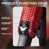 Wireless Karaoke Mic SKM9000 Custom Diamond-Encrusted  Microphone For Live Streams  Karaoke Shining Stage Essential