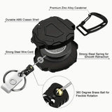 Retractable Badge Holder with ID Card Holder Case Clip