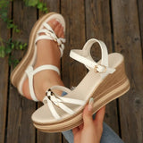 Summer Women Sandals Wedges Platform Clogs Elegant Casual Outdoor Sandals femaleFFashion Chunky Dress Slide Plus Size