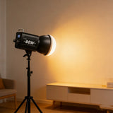 ZU80 COB Photo Studio Light Bi-Color 2500K-8500K LED Video Light CRI95+ TLCI97+ Photography Fill Lighting with Diffuser