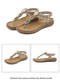 2026 New Shoes for Women Bohemia Crystal Sandals Women Shoes Rhinestone Lady Flip Flops Pearl Slip on Flat Beach Shoes