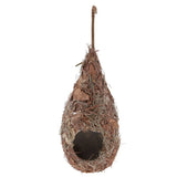 Handwoven Bird House Natural Grass Hanging Bird Nest