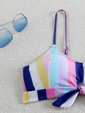High Waist Bikini 2026 Women Strappy Swimsuit Sexy Striped Swimwear Female Bathers Bathing Swimming Swim Suit Summer Beachwear