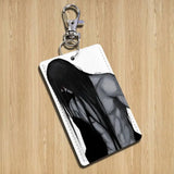 scary H-Homicipher Mr shriek Cartoon Singer Anime Card Keychain Fashion Pendant Bag ID Door Card Case Bus Card Cute Adult