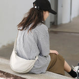 Nylon Hobos Women's Shoulder Dumpling Bag Large Capacity Travel Crossbody Half Moon Bags Outdoor Phone Pouch Handbags Wholesale