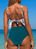 Printed Strappy Bikini 2026 High Waist Swimsuit Women Sexy Swimwear Female Bathers Swimming Bathing Swimming Swim Suit Beachwear