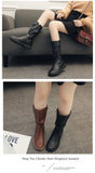 Women Thigh High Boots Women Modern Boots Zippers Outdoor Female Casual Platform Shoes Ladies Leather Long Boots Botines Mujer