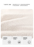 Women's Autumn and Winter Pajamas 3-Piece Set Soft and Half Velvet Thickened and Warm