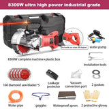 Electric Grooving Machine Automatic Wall Concealed Wire Groove Cutting Machine Slotting Machine Dustless Trenching Machine