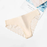 GICZI Women's Sexy Lace Briefs Panties Temptation Perspective Underwear Soft Elastic Panties for Woman Lingerie Intimates S-L