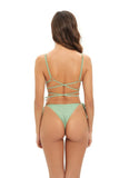 Print Triangle Bikini Set Women Split Swimwear Sexy Bandage Design Micro Bikini Beachwear Summer New Lady Swimming Bathing Suit